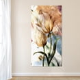 thumbnail image 5 of "Pastel Fleur I" Frameless Free Floating Reverse Printed Tempered Glass Wall Art, 5 of 5