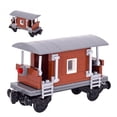 thumbnail image 3 of General Jim's Toys & Bricks Retro Train Caboose Carriage Building Blocks Set - 90 Pieces, 3 of 5