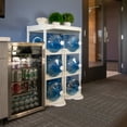 thumbnail image 3 of Bottle Buddy Complete System, White, Durable Plastic, 6 Trays, Storage Shelf, 3 of 9