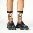 thumbnail image 4 of Fuzoiu Cute Sloth In Yoga Pose Tree Print Kids Socks For Boys Girls,Grip Crew Socks with Non Slip,Lightweight Stretch Crew Socks,Toddlers Crew Boot Socks, 4 of 5