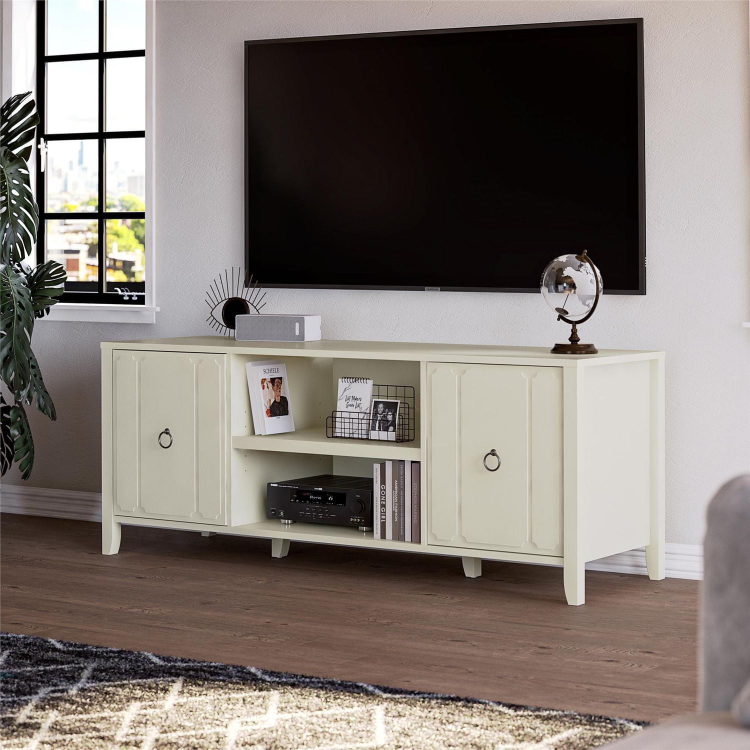 Novogratz Her Majesty TV Stand, White