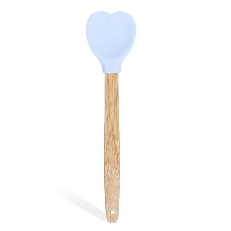 Spoon, Silicone Spoon, Heart-shaped Silicone Stirring Spoon, Ice