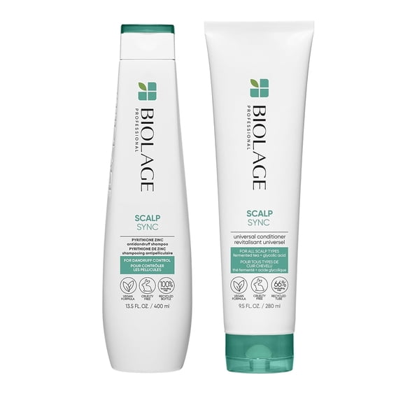 Biolage Scalp Sync Anti-Dandruff Shampoo and Scalp Sync Universal Conditioner 13.5 oz ea