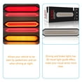 thumbnail image 4 of Shisuyan Trailer Tail Lights Red ABS 1Set 9.2X1.7In, 4 of 8