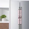 thumbnail image 2 of Yuyamidu Pink Butterfly Refrigerator Door Handle Cover 2 Piece Floral Fridge Door Handle Protective Cover Anti-Scratch Kitchen Appliance Protective Gloves for Ovens Dishwashers, 2 of 7