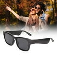 thumbnail image 3 of Smart  Sunglasses, Portable High Resolution Multipurpose   Sunglasses Semi Open  for Commuting Noir, 3 of 7