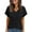 Black, variant on Youyipin Women Tops Summer Sweaters V Neck Shirts 2025 Spring Fashion Dressy Casual Business Tunic Blouses short sleeve shirts for women