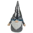 thumbnail image 6 of Northlight Gnome with Flip Sequin Hat Christmas Figure - 17" - Blue and Silver, 6 of 7