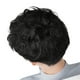 thumbnail image 4 of Pelucas cortas sintéticas de moda para hombres Peluca para hombre Peluca marrón para hombre, 4 of 4