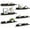 Black, variant on YANGLI 23.6 Inch Floating Shelves Set of 6 - Wall Mounted Wood Shelf, Grey