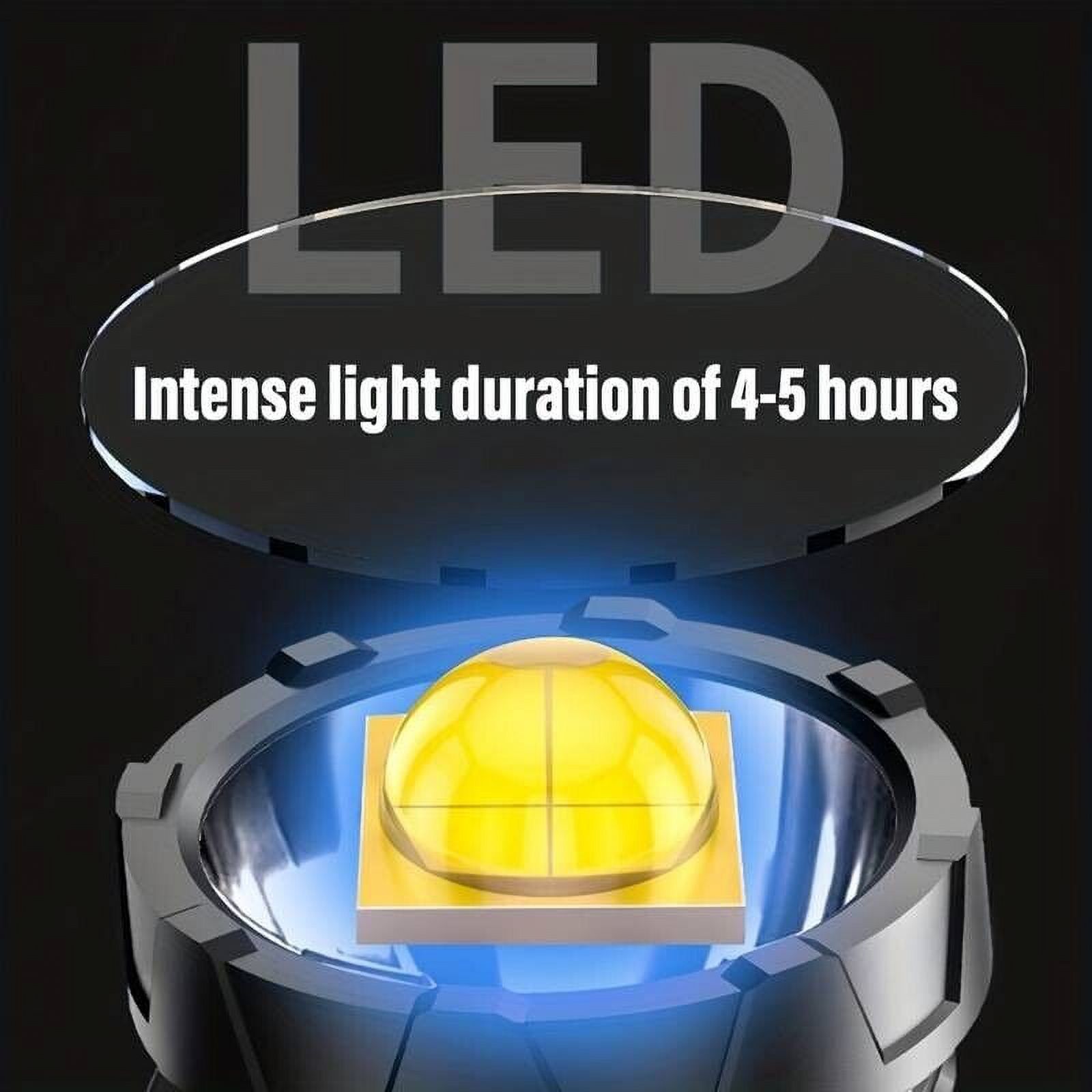 300000LM Solar/USB Rechargeable LED Spotlight Flashlight Searchlight Handheld