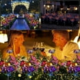 thumbnail image 2 of Ularma Clear Christmas Lights Solar outside Lights Soft Solar Powered LED Tree Stake Lights Holiday Decoration Villa Garden Lamp, 2 of 6