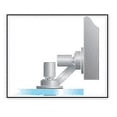 thumbnail image 2 of CRL GRF2VBS Brushed Stainless Double Arm 'V' Wall/Fin Mounted Fitting, 2 of 6