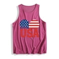 thumbnail image 4 of Goodtrade8 Womens Sleeveless Shirts Tank Tops American Flag Pullover Casual Patriotic Red White and Blue Summer July 4th Workout Tops for Women Outdoor, 4 of 4