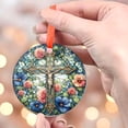 thumbnail image 4 of Cross3 Christmas Ornament, Ceramic/Acrylic Ornament, Mother’s Day Keepsake, Valentine’s Day Decor, Festival Gift Ornament, Treasured Memory 2025, 4 of 5