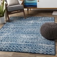 thumbnail image 4 of Hauteloom Continental Living Room, Bedroom Area Rug - Bohemian/Global - Navy, Aqua, Cream - 6'7" x 9', 4 of 6