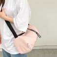 thumbnail image 1 of Bolsa de lona multifuncional, bolsa de gimnasio, bolsa de equipaje de mano para mujeres y hombres (rosa), 1 of 8