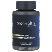 ProHealth Longevity S-Acetyl Glutathione, 300 mg, 60 Capsules