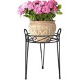 thumbnail image 2 of Woodstream Cobraco 11” x 11” x 15” Black Steel Plant Stand, 2 of 3