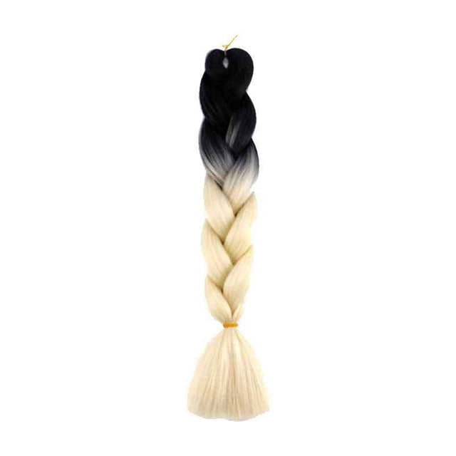 braveheart Gradient Color Women Braid Hair Large Braiding Hair Wigs High Temperature Fiber Synthetic Hair Extensions