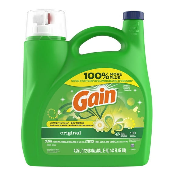 Gain   Aroma Boost HE Liquid Laundry Detergent, 100 Loads - Original - 144 oz