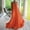 Orange, variant on Womens Summer Dresses, Women's Summer Plus Size Dress Sleeveless V Neck Beach Sundress Long Dress