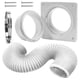 thumbnail image 5 of Juego de conectores de ventilación perfecl Placa de pared de ventilación adaptador bloqueo giratorio con manguera, 5 of 8