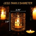 thumbnail image 3 of 24pcs Assorted Votive Candle Holders - Clear Glass Tea Lights Candle Holder in Bulk, Tealight Candle Holder for Table Centerpiece Wedding Decor Home Decoration, 3 of 14