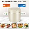 thumbnail image 5 of 1200ml Insulated Hot Food Container, Food Thermos with Spoon, Stainless Steel Insulated Lunch Box (Beige), 5 of 5