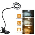 thumbnail image 6 of Tomshine USB Clip-on Light with 3 Color Modes 10 Brightness Dimmable 18 LEDs Reading Lights Eye Protection Kids Desk Lamp Flexible Gooseneck Bedside Night Light, 6 of 7
