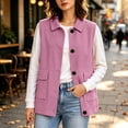 thumbnail image 6 of Staron Fall Vest for Women Casual Knit Vest Sleeveless Solid Lightweight Comfy Loose Longline Vest Jacket Hot Pink XL, 6 of 7