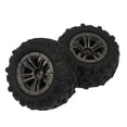thumbnail image 2 of Neumático de Plástico de Llanta de Accesorio Vehículo para 1/16 Scale High 4WD Big Feet Truck RC Car 9130 Perfecl, 2 of 5