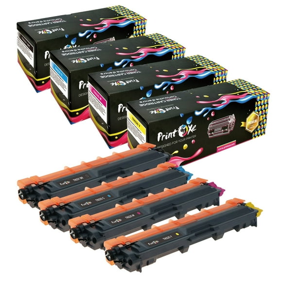 TN221 / 225 Compatible Set of 4 Cartridges for Brother HL 3140CW 3150CDN 3150CDW 3170CDW 3180CDW / DCP 9020 9020CDW 9020CDW / MFC 9130CW 9140CDN 9140CDW 9330CDW 9340CDW