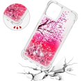 thumbnail image 5 of Compatible with iPhone 11 Case Liquid Glitter Cute Stylish Slim Silicone Quicksand Sparkle Shockproof Protective for Women Girls Case for iPhone 11 6.1 inch Cherry Blossoms YB, 5 of 12