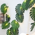 thumbnail image 2 of Cadena de luces LED Bearachild con hojas de tortuga realistas de ABS 3 m 20 bombillas, 2 of 6