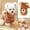 A, variant on SIfdSeng Dog Hoodies Pet Circle Dog Cat Clothing Lamb Warm Comfortable Round Bear Hoodie Dog Shirt for Small Dogs Boy Dog Hoodie Medium Size Dog Custom
