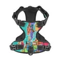 thumbnail image 4 of Picia Cartoon Map Of Europe No-Pull Dog Harness Reflective Front Clip Vest with Handle,Step-in Air Dog Harness,Adjustable 2 Metal Rings 4 Buckles,Easy to Put on & Take Off Medium, 4 of 9