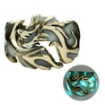 thumbnail image 2 of LOVEVER Men‘s Glow in the Dark Dragon Ring - Cool Personality Bar Accessory, 2 of 8