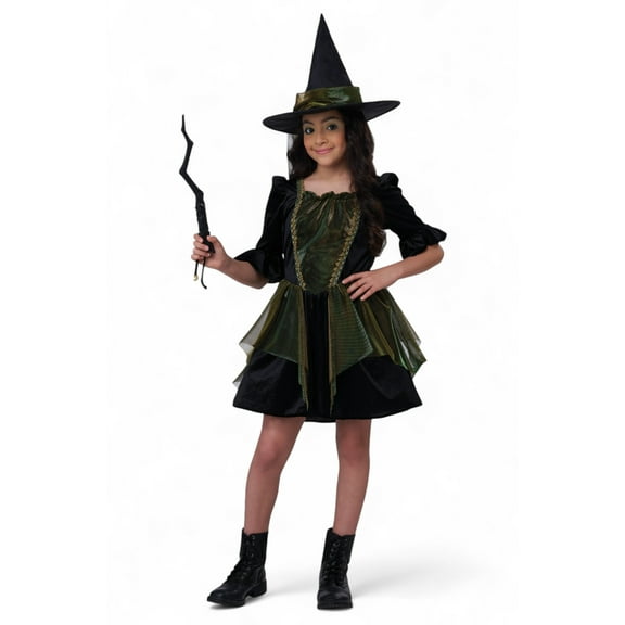 California Costumes Emerald City Witch Child Costume | Large Female
