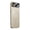 Gray, variant on Poweltek Magnetic Case for iPhone Air, Shockproof Large Window Logo View Slim Matte Built-in Glass Lens Protector, Compatible with MagSafe Accessory Hard Cover, White