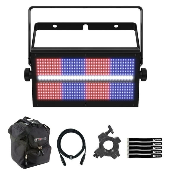 Chauvet DJ Shocker Panel FX-V2 Versatile Blinder/Wash/Strobe Light with Bag Package