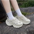 thumbnail image 6 of AUDeals Women's Mesh Sneakers, EVA Platform Shoes with Chunky Casual Style, Breathable Tennis Sneakers for Travel and Rave, 6 of 6