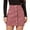 Pink, variant on Pure Color Corduroy Mini Skirt for Women Ol Elegant High Waist Bodycon Ruched Wrap Pencil Skirt Single Short Skirts XL