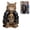 Black, variant on Cat Muscle Arms, Hilarious 3D Printed Costume, Comfy Pet Shoulder Attachment for Feline Cosplay, Lightweight PLA Toy for Cats(Small,White)