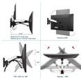 thumbnail image 2 of North Bayou 17"-27" Gas-Strut Monitor Wall Mount - F120-S, Silver, 2 of 5
