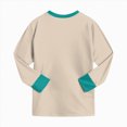thumbnail image 4 of TOWED22 Toddler Baby Girl Boy Clothing Set 2 Piece Long Sleeve Graphic T Shirt and Pull on Pants Soft Cotton Print Fall Winter Outfits Clothes(Beige,2-3 Y), 4 of 6