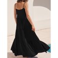 thumbnail image 2 of Vestido Sin Mangas, Poliéster, Color Puro, Cintura Alta, Ajuste Relajado, Vestido De Verano Para Mujer Para Cócteles ANGGREK 3M, 2 of 6