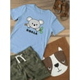 thumbnail image 3 of Cute Koala T-Shirt Toddler -Image by Shutterstock,  5 Toddler, 3 of 4