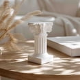 thumbnail image 3 of Set of 3 Resin Roman Column Candle Holders, Corinthian Style Pillars with 3 assorted Sizes for Home Decor, Wedding Props, Photography Use and Decorative Indoor Pedestals, 3 of 7