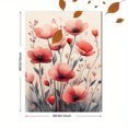 thumbnail image 3 of Qisvanset 12x16 Inch Pink Floral Canvas Wall Art, Cottagecore Whimsical Art Apartment Nursery Decor, 3 of 8